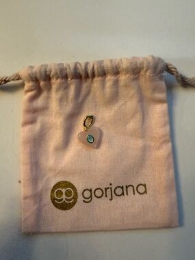 Gorjana rose quartz Parker charm